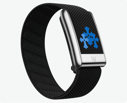 Blue Chrome Hearts Whoop band